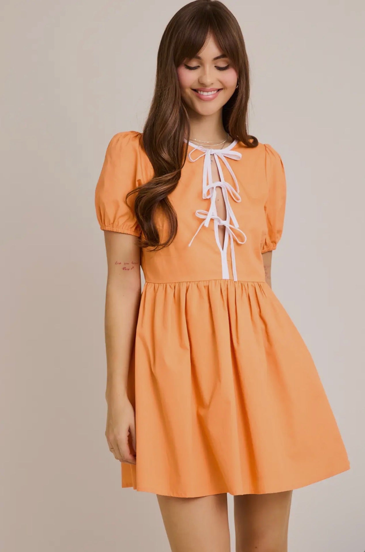 Puff Sleeve Gameday Dress