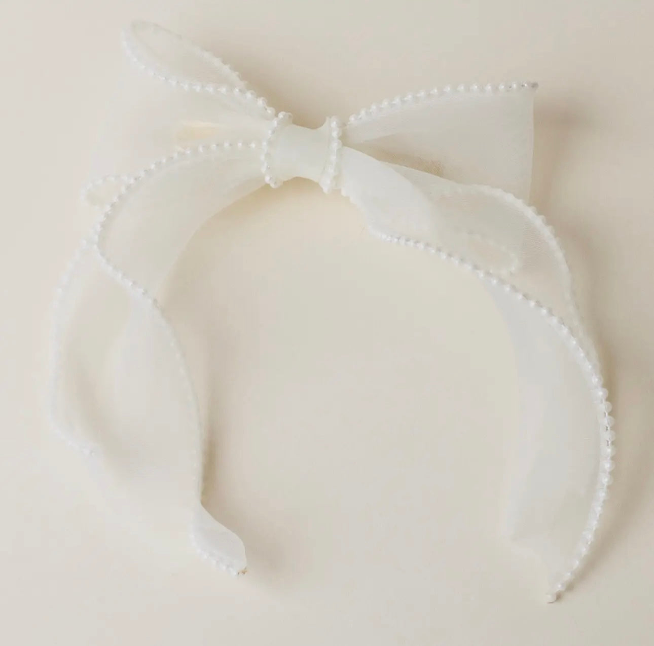 Gameday white bow