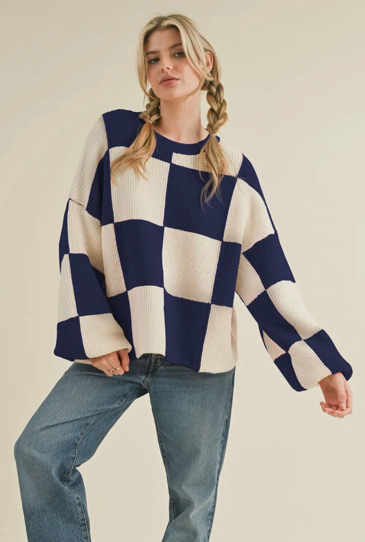 Checkered Sweater