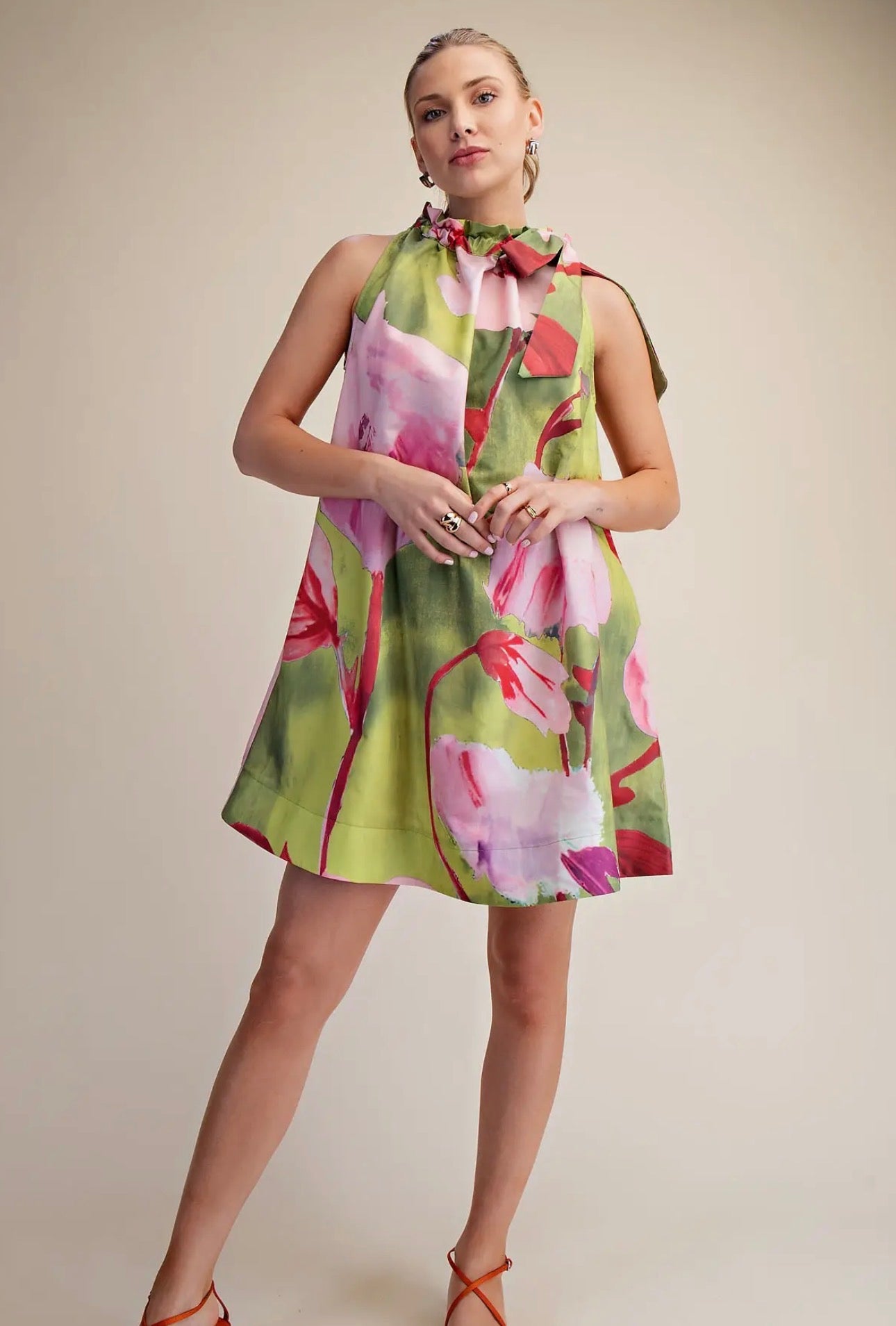 Tropical Floral Dress