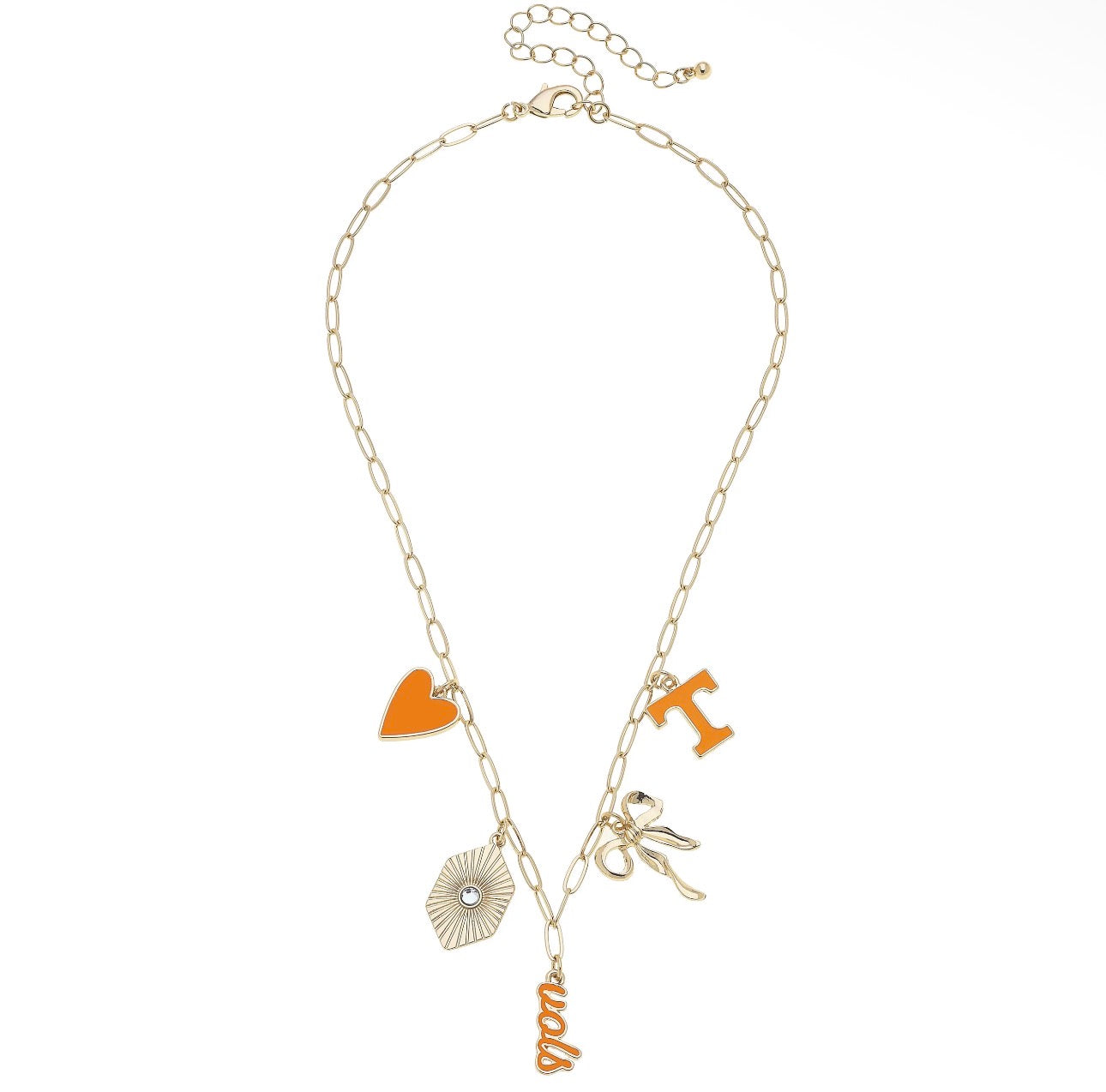 Paper Clip TN Charm Necklace