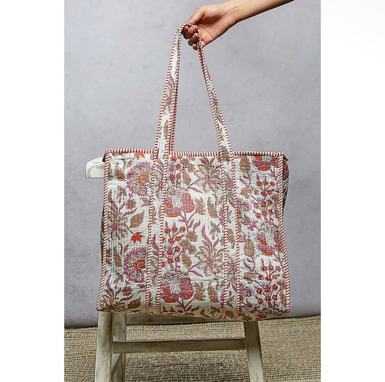 Quilted Tote Bag