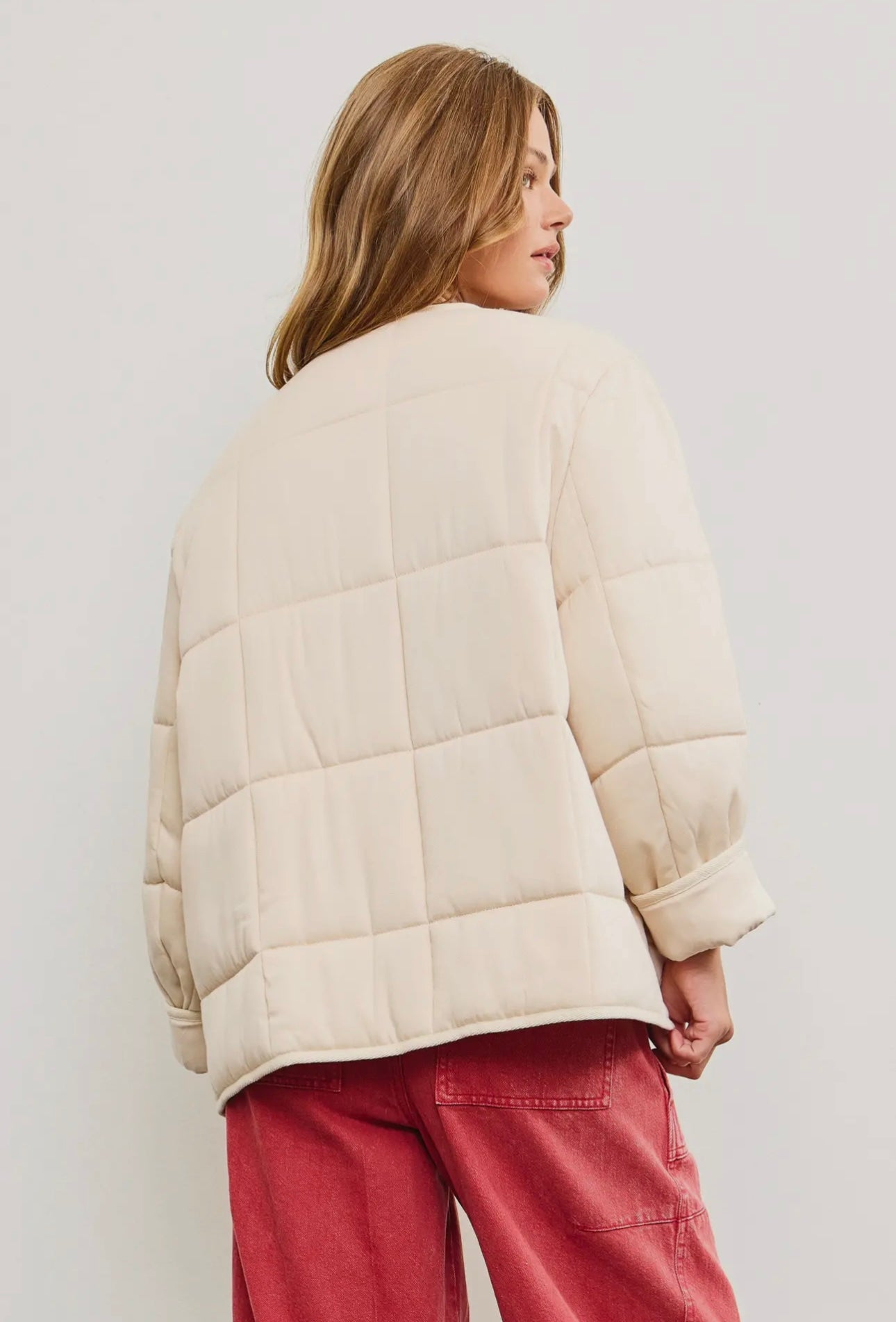 Quilted Oversized Jacket