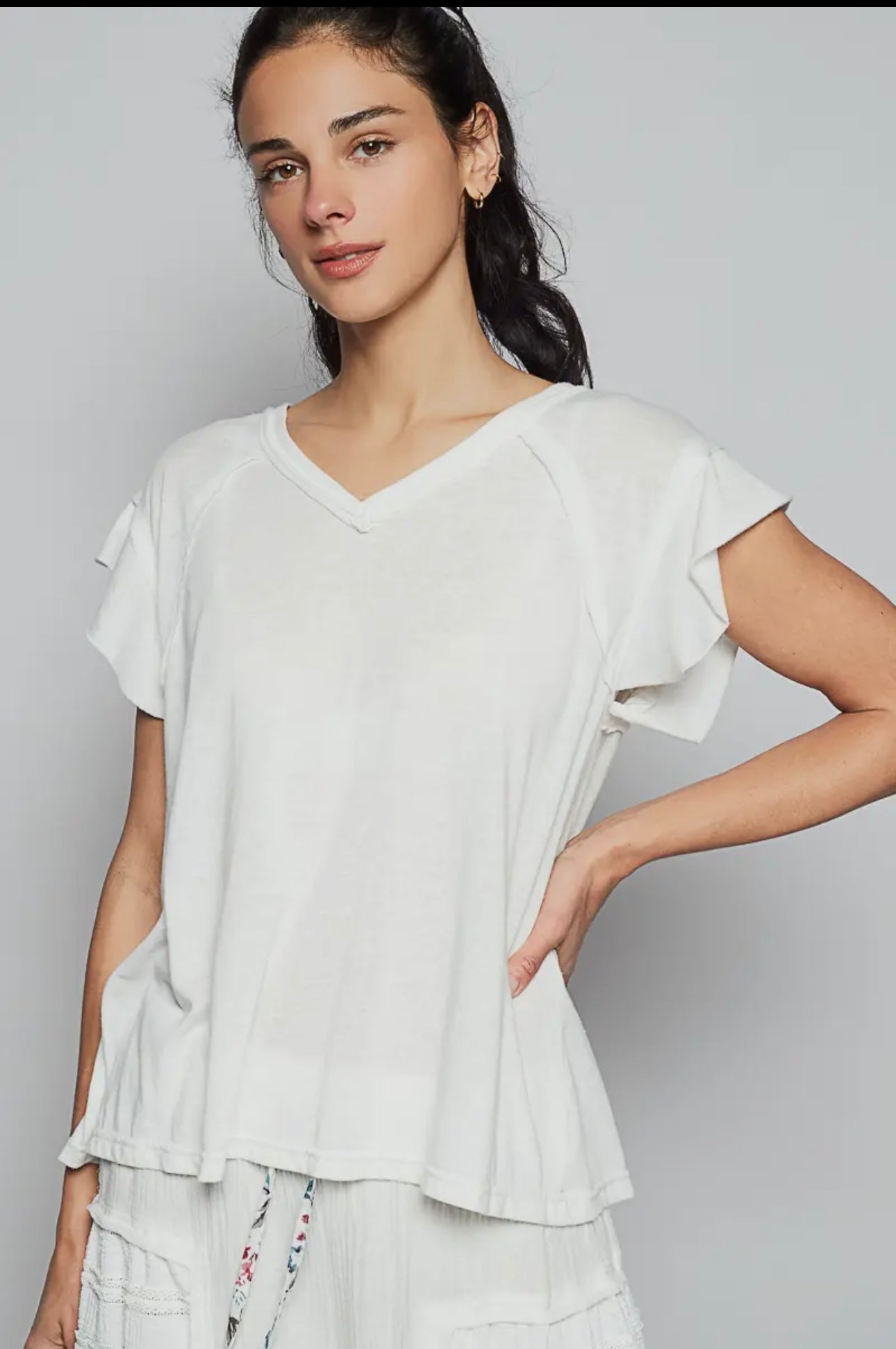 Cloud White Tee