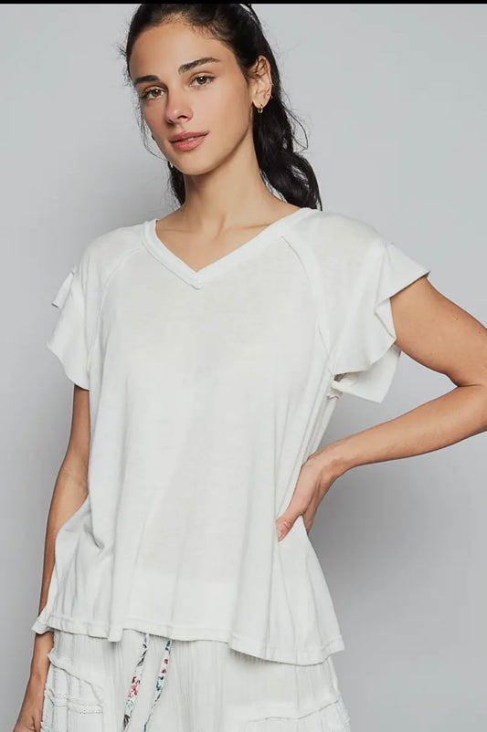 Cloud White Tee