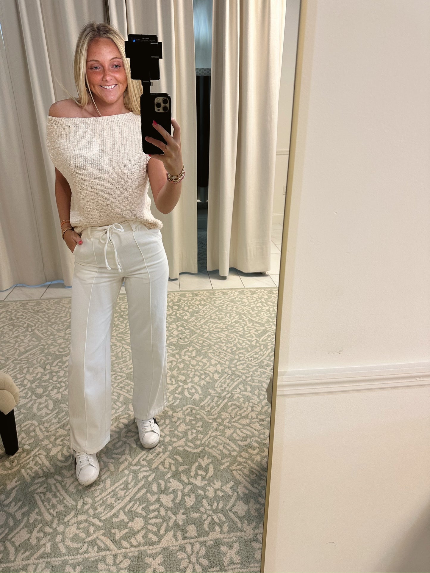 Leah Tie Wasted Jeans