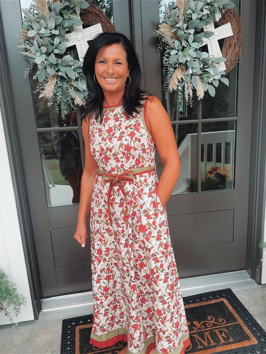 Fall Flower Dress