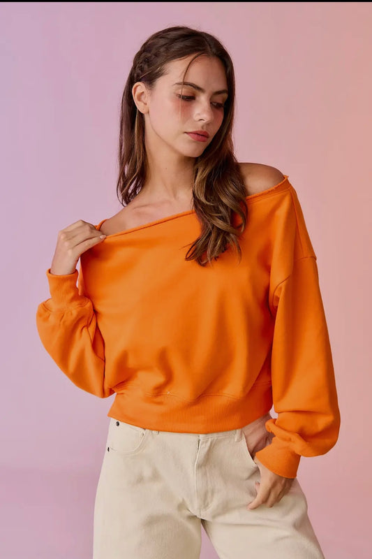 Gameday off the shoulder top