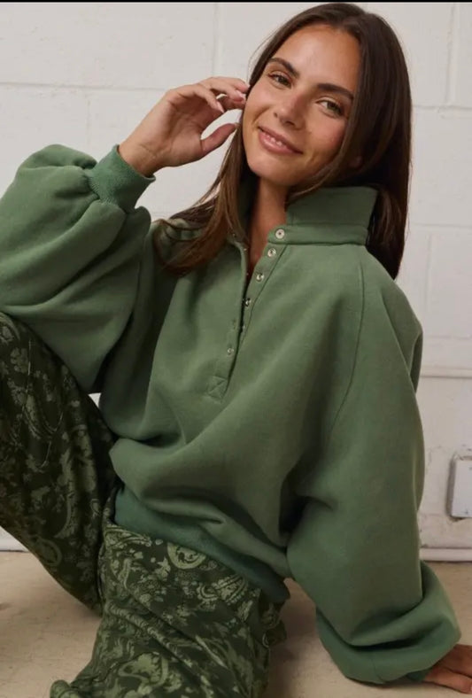 Balloon Sleeve Pullover