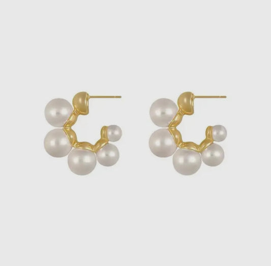 Pearl Hoops