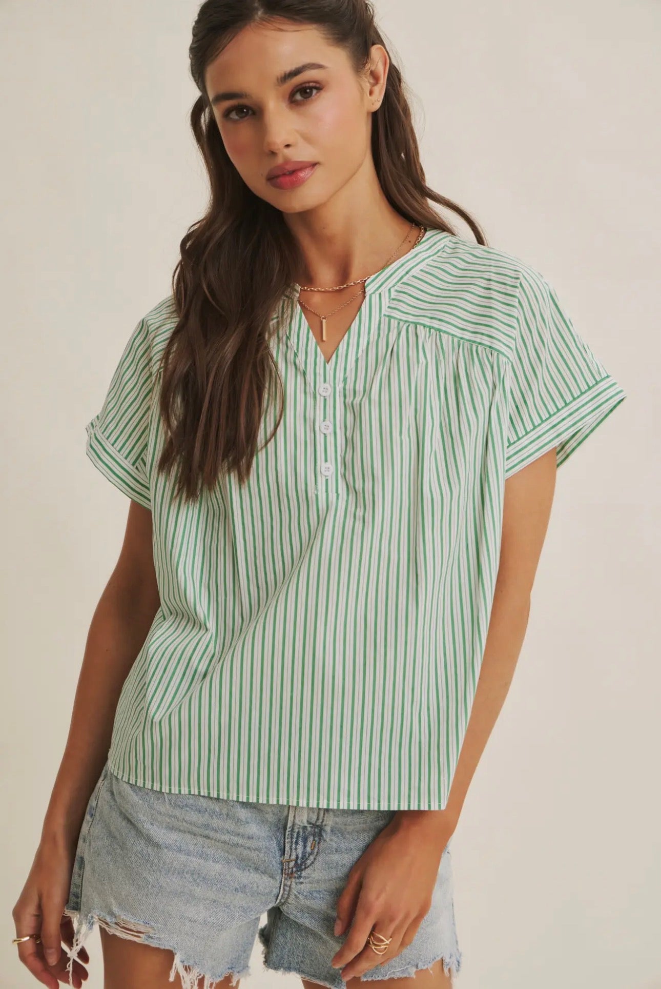 Harbor Morning striped Shirt