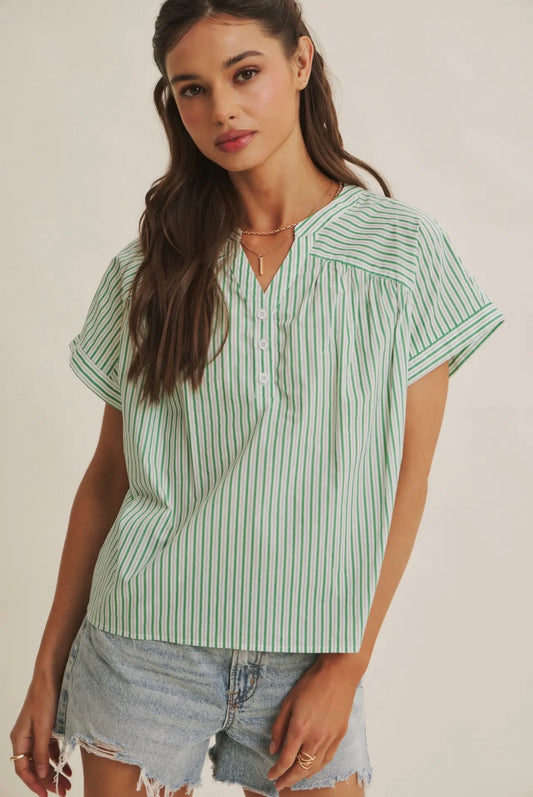 Harbor Morning striped Shirt