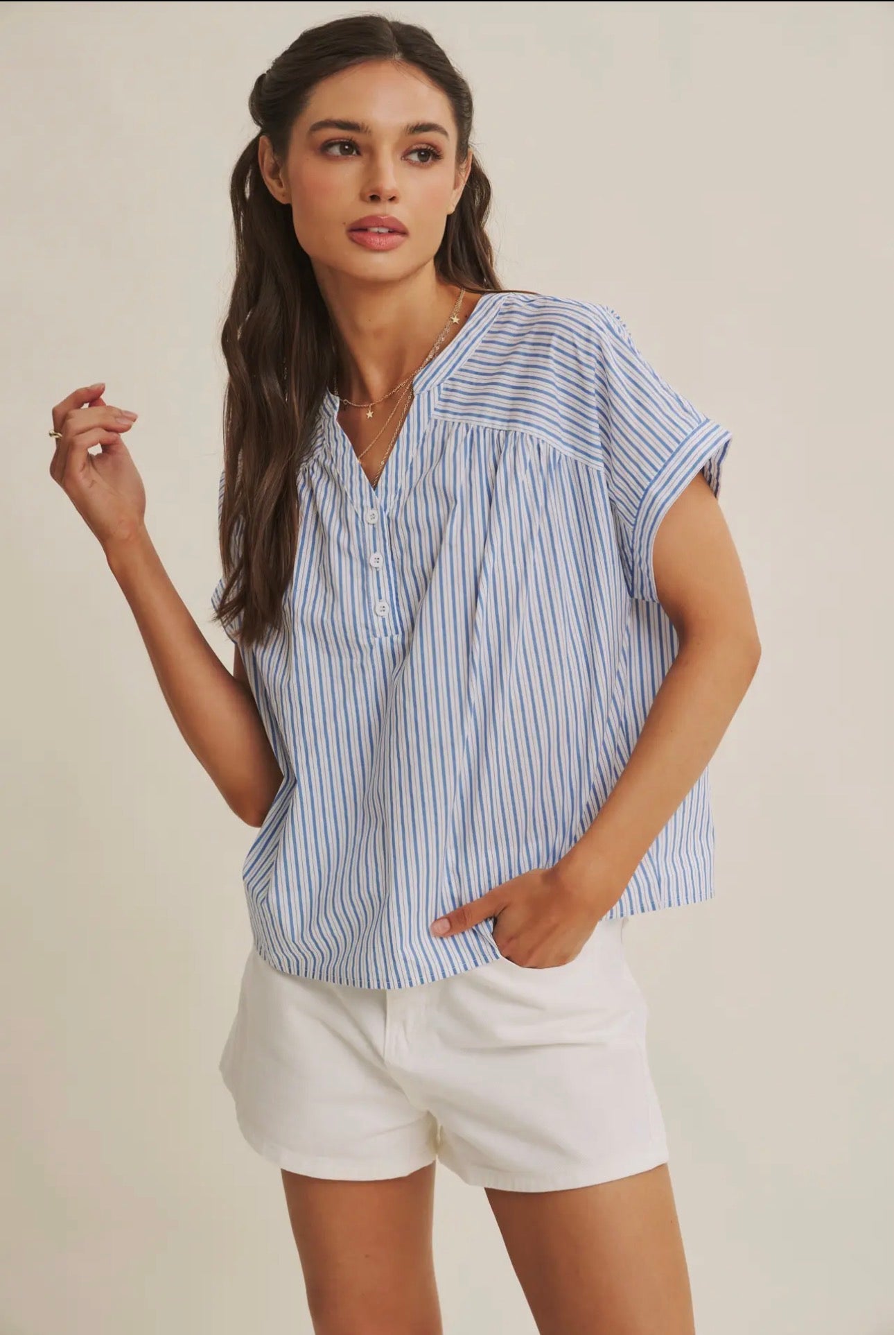 Harbor Morning striped Shirt
