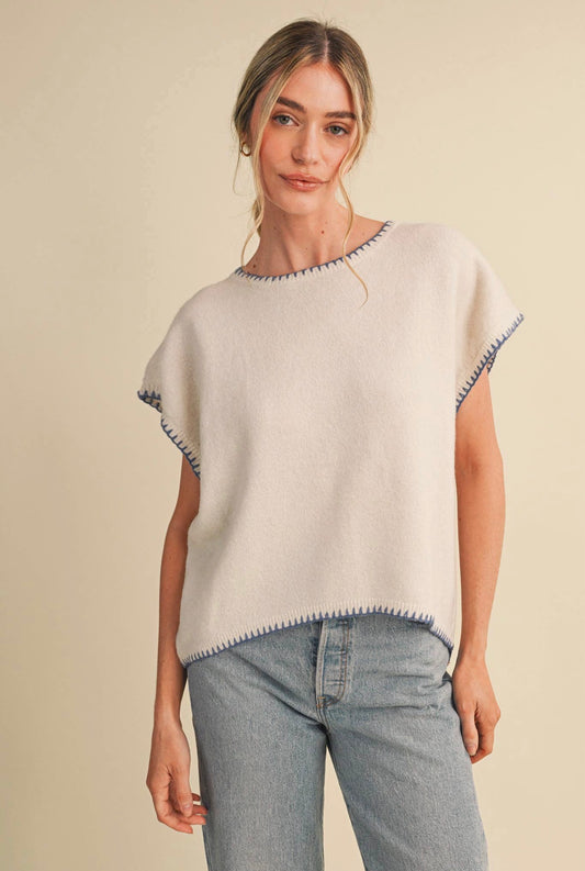 Syd Cape Sleeve Sweater