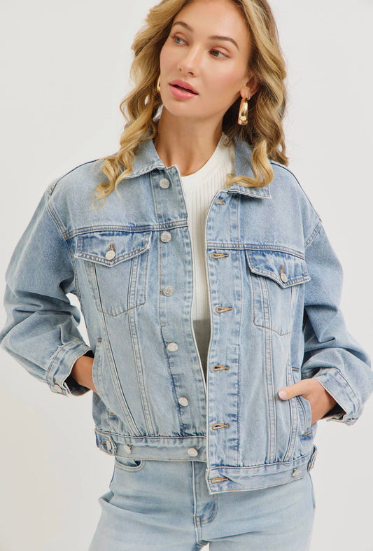 Cropped Denim Jacket