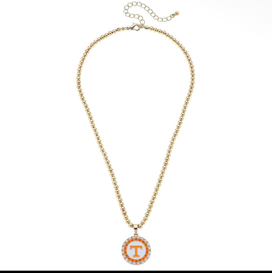 TN Vols Disc Necklace