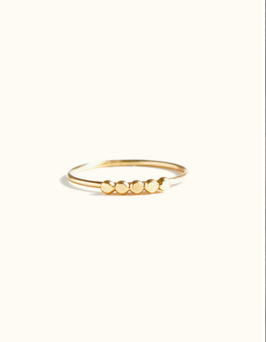 Selma 5 Dot Stacking Ring