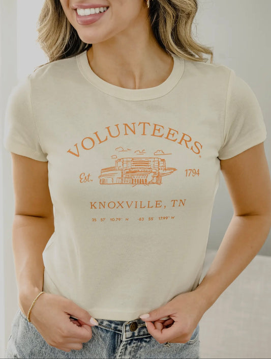 Volunteers Crop Tee