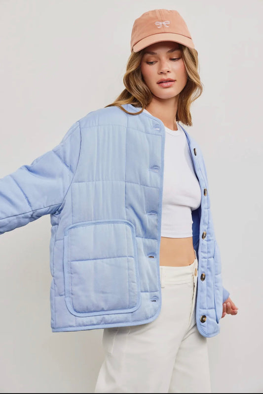 Quilted Oversized Jacket