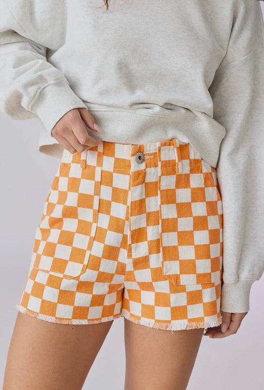 Checkered Shorts