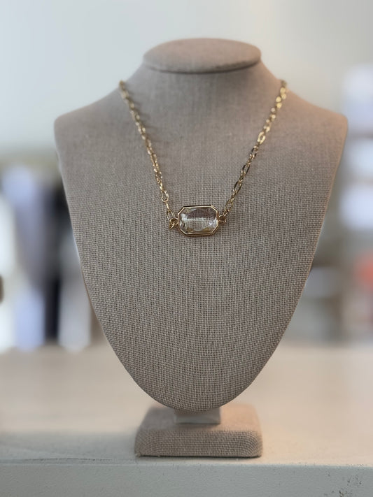Sprout Crystal Necklace